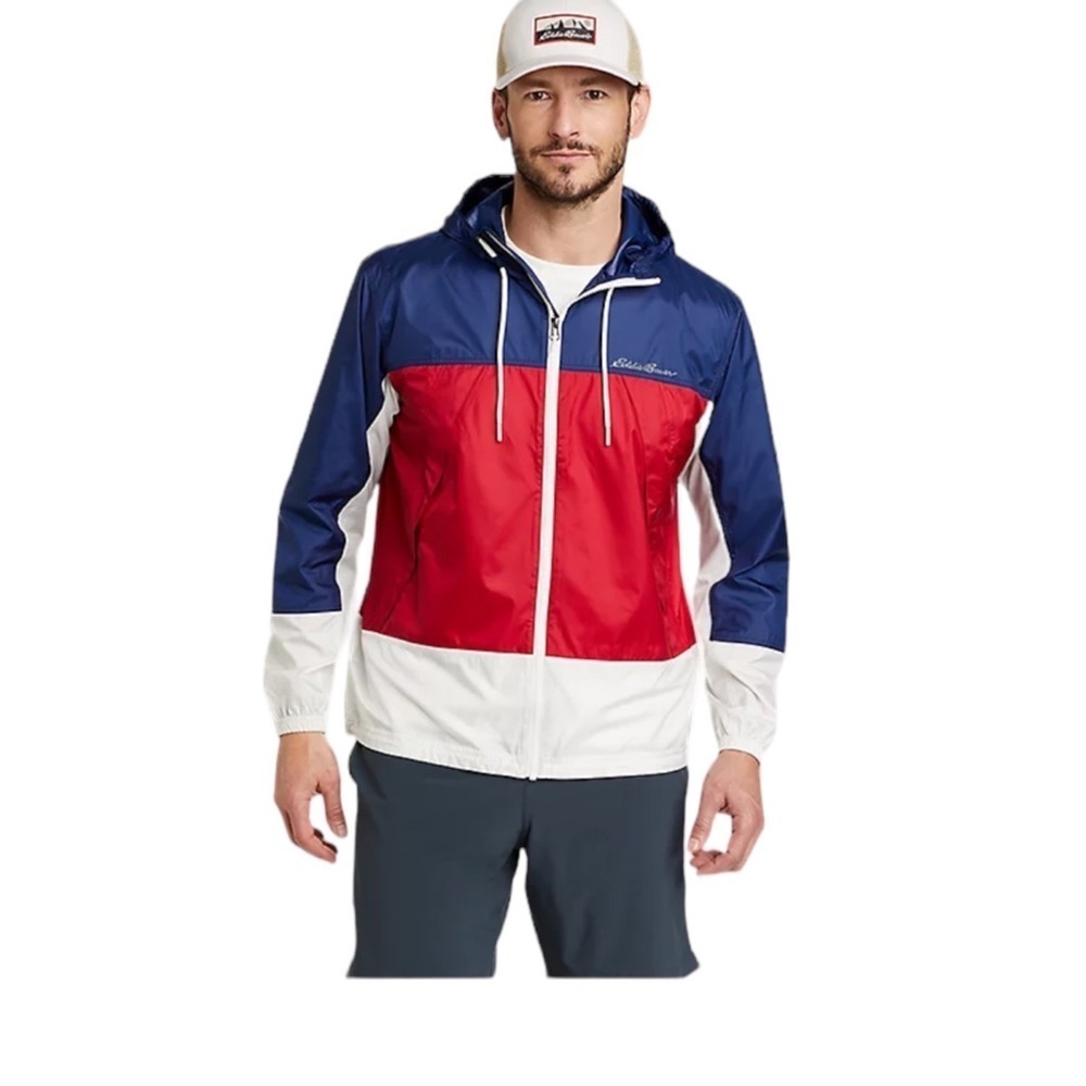 EDDIE BAUER Momentum UPF 50 Windbreaker/Hoodie Size XL — Gently Worn - Picture 2 of 11
